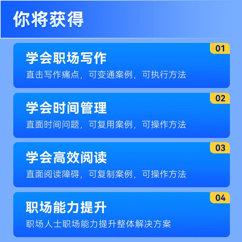 和秋叶一起学：高效阅读+时间管理+职场写作很简单 （京东套装共3册）（异步图书出品）详情图