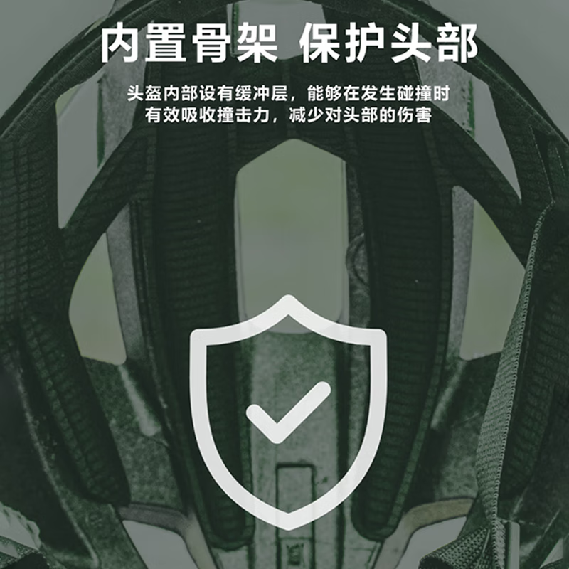 喜德盛自行车骑行头盔男女公路车山地车气动型安全帽黑客AD配件CRTK-001 TT-38祥云款骑行头盔 白色M码