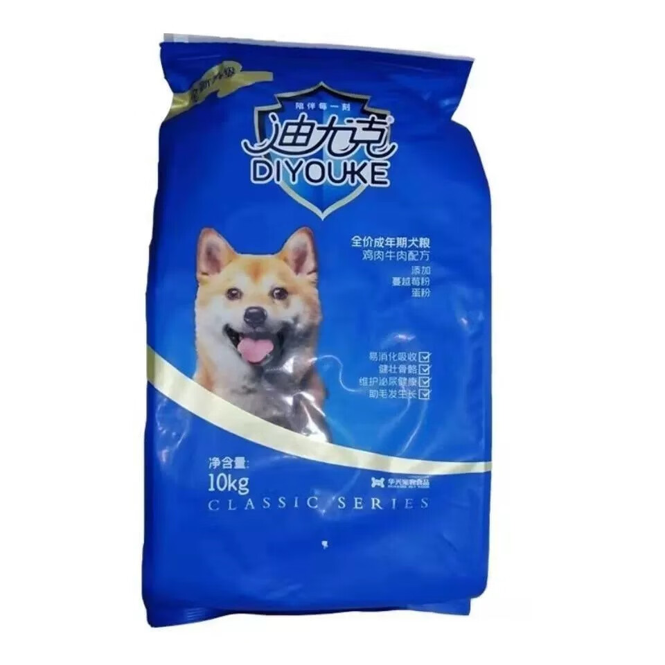 迪尤克（DIYOUKE）狗糧10公斤20斤成犬幼犬糧金毛哈士奇德牧中大 10kg*成犬糧