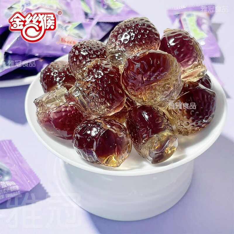 金丝猴BOOM爆浆软糖果汁夹心软糖乳酸菌散装结婚喜糖果休闲小零食 爆浆软糖混合口味 505g（约55颗）