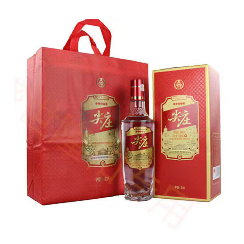 五粮浓香型白酒 送礼收藏商务酒 【新老包装随机发货】 50度 500mL 2瓶 尖庄红优 2瓶装