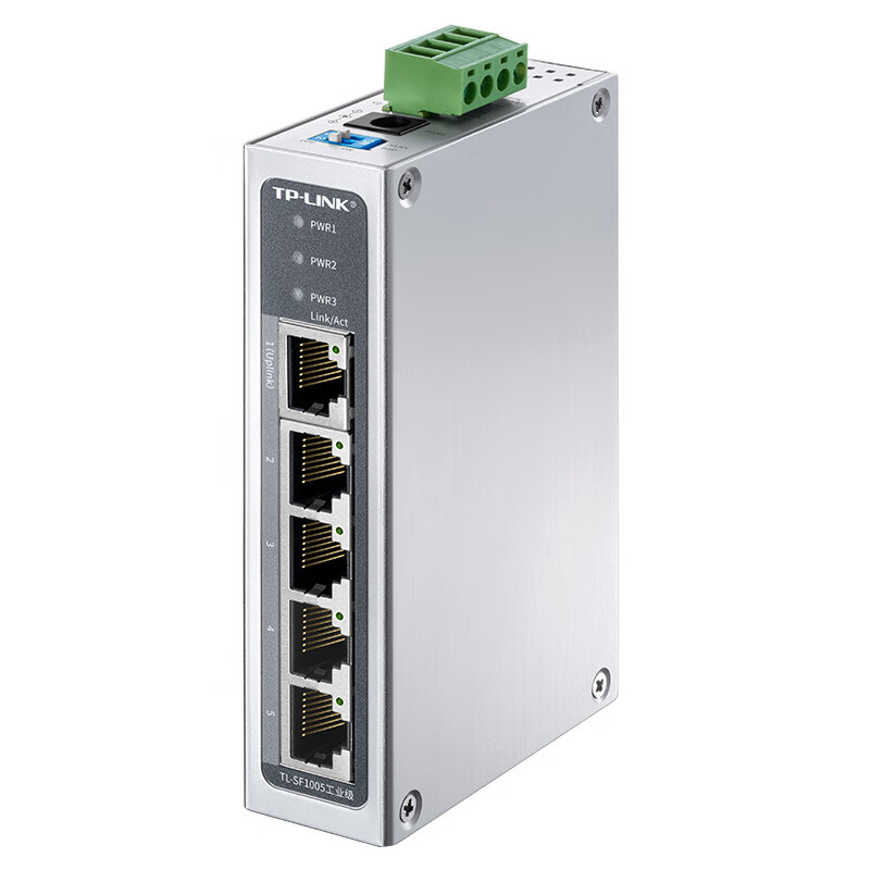 MOXA工业级交换机SF1008百兆千兆导轨式壁挂SG2008 TL-SF1005工业级(5口百兆)
