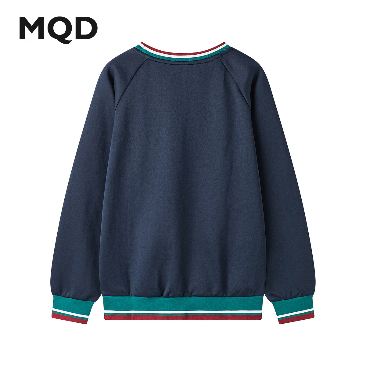 马骑顿（MQD）简约秋冬款日常男女款卫衣 藏青2 175