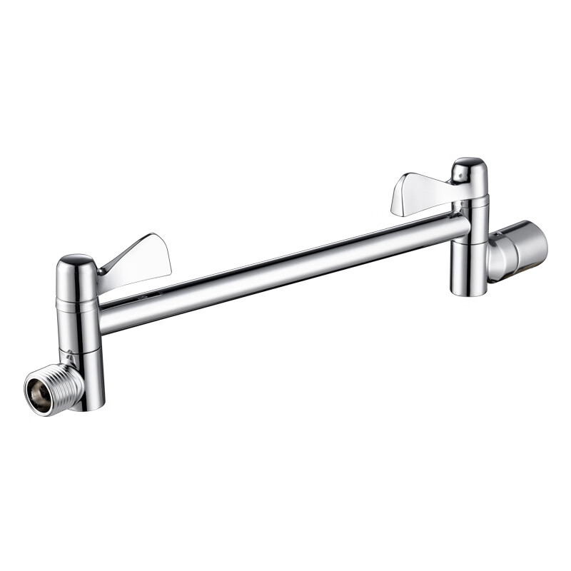 科德林（Ciencia）銅淋浴噴頭加長連接桿浴室花灑臂可調(diào)節(jié)延長桿頂噴蓮蓬頭支架配件 A款 單個花灑臂