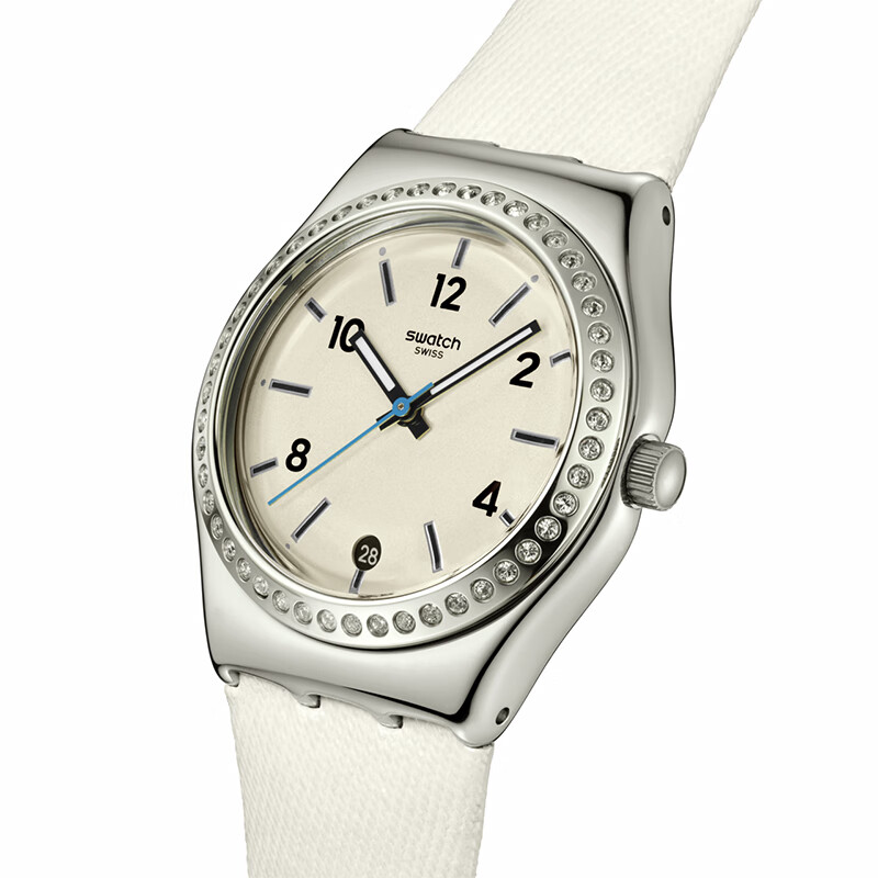 斯沃琪（Swatch）瑞士手表时尚潮流百搭送女朋友款女士腕表礼盒生日520母亲节礼物 【精美礼袋】月华之心 YLS471 33mm