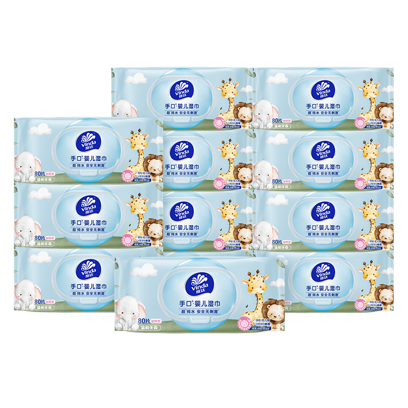 ���ڲ�����ά�Vinda��Ӥ���ֿ�ʪ��80Ƭ*12��������ʪֽ��Ӥ���ֿ�ƨƨר��ʪ����� 86.7Ԫ