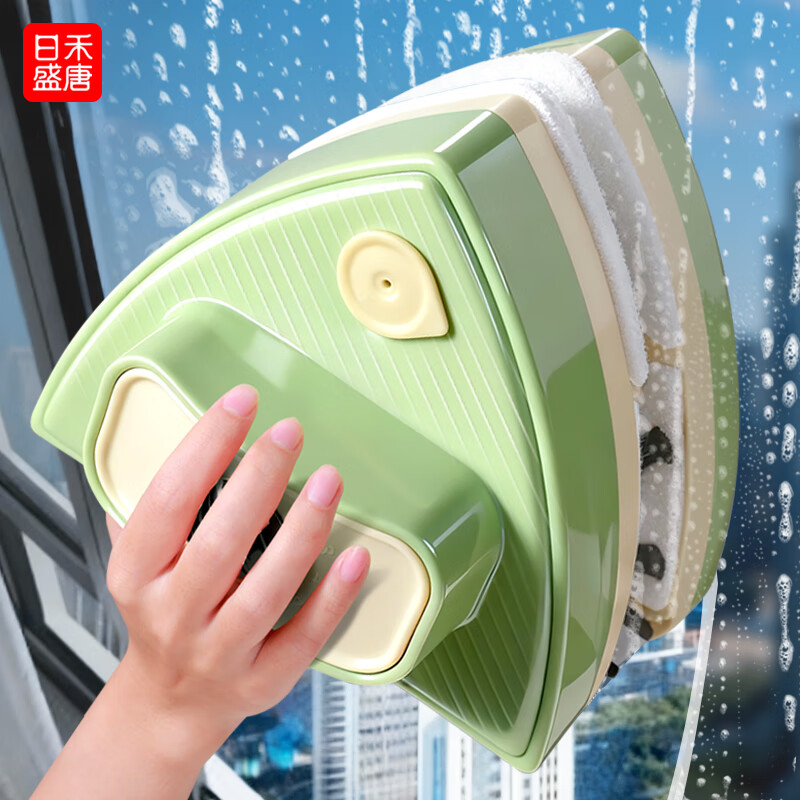 日禾盛唐擦玻璃器家用双面高层外抹刮清洗双层高楼保洁清洁搽窗户工具檫 6档强调磁【适用3-30mm单/双层玻璃】送配件大礼包