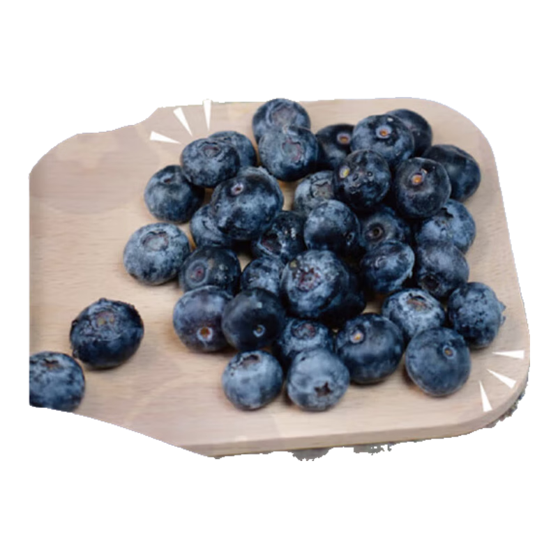 京鲜生 当季云南蓝莓 6盒中果14mm+ 125g/盒 生鲜水果 源头直发 包邮