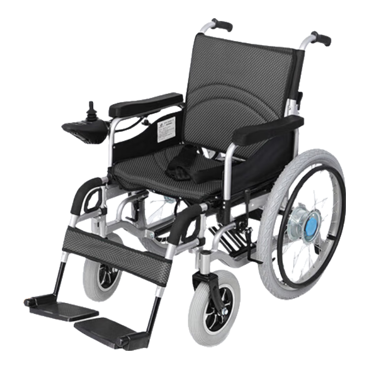 德伴【送貨上門(mén)】電動(dòng)輪椅智能全自動(dòng)折疊輕便老年殘疾人老人專(zhuān)用代步 1.【標準低靠】12A鉛酸續航18km|22寸大輪