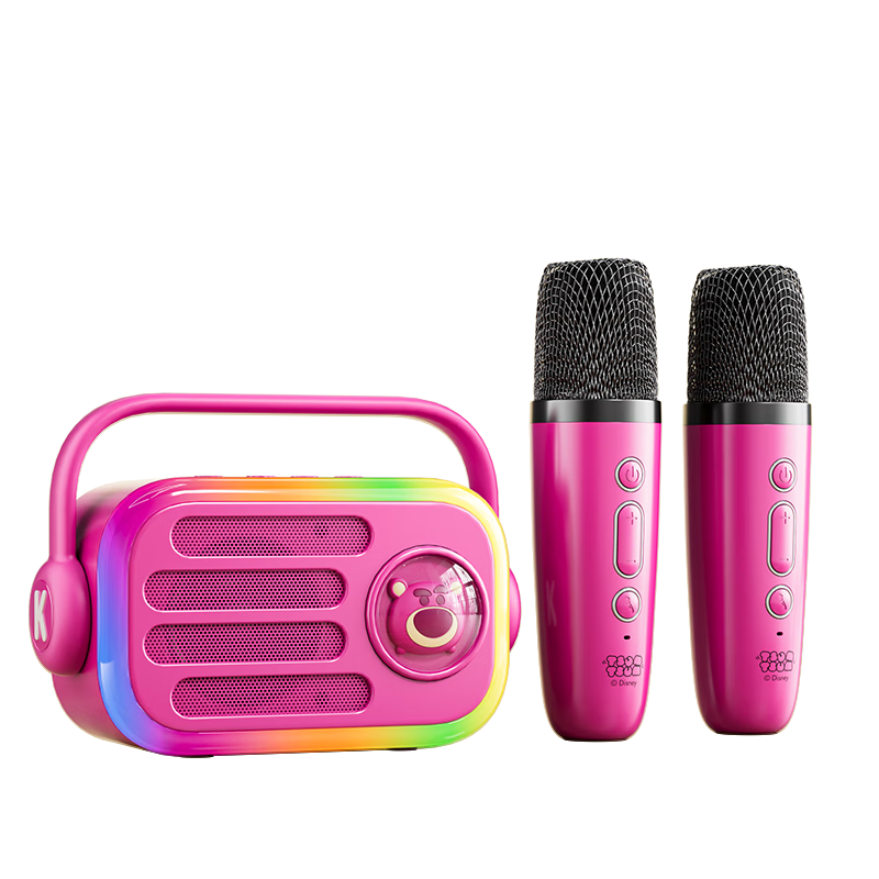 迪士尼（Disney）无线K歌麦克风音响儿童话筒蓝牙音箱KTV男孩女孩玩生日新年礼物