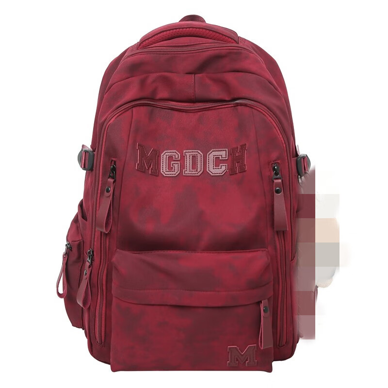 CLBD书包女初中生韩版大容量高中学生双肩包男新款潮流减负背包电脑包 黑色