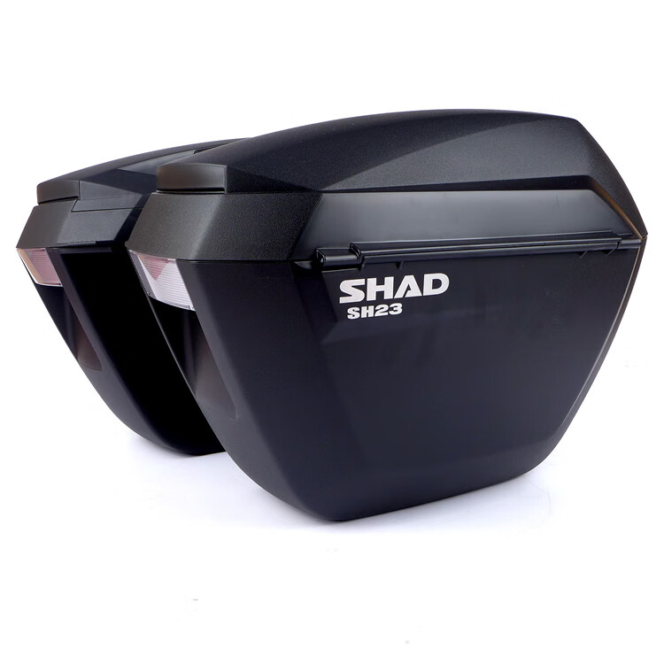 芒芒适用新大洲本田战鹰190x摩托车改装三箱夏德边箱快拆尾箱 夏德23