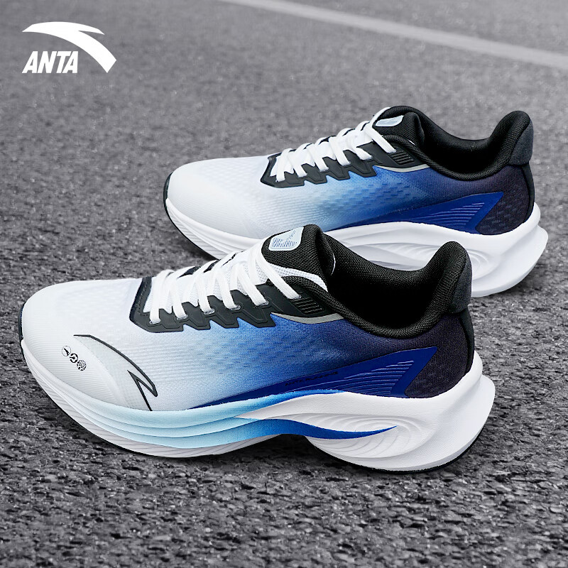 安踏男鞋运动跑步鞋毒刺冬季新款2025网面透气低帮耐磨休闲鞋子男 【毒刺6-网面透气】沙粒灰/信号蓝/基础黑 40.5 【官方正品-假一赔十】