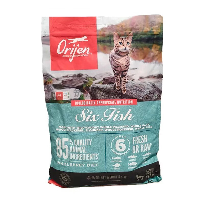 OIMGOrijen渴望全价通用进口猫粮 成猫幼猫干粮天然无谷原味鸡肉5.4kg 六种鱼(美版标)26年12月 1.8kg