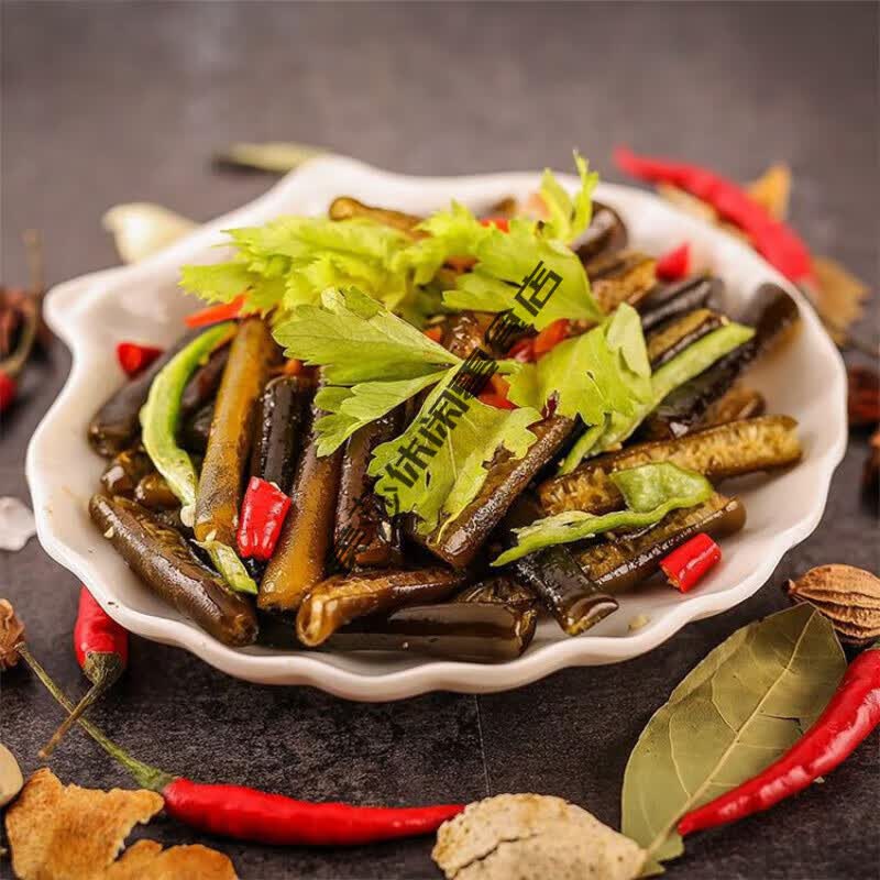 新鲜南极海笋冰笋干特产海货水产干货裙带菜海带海藻海松茸丝 干海笋6