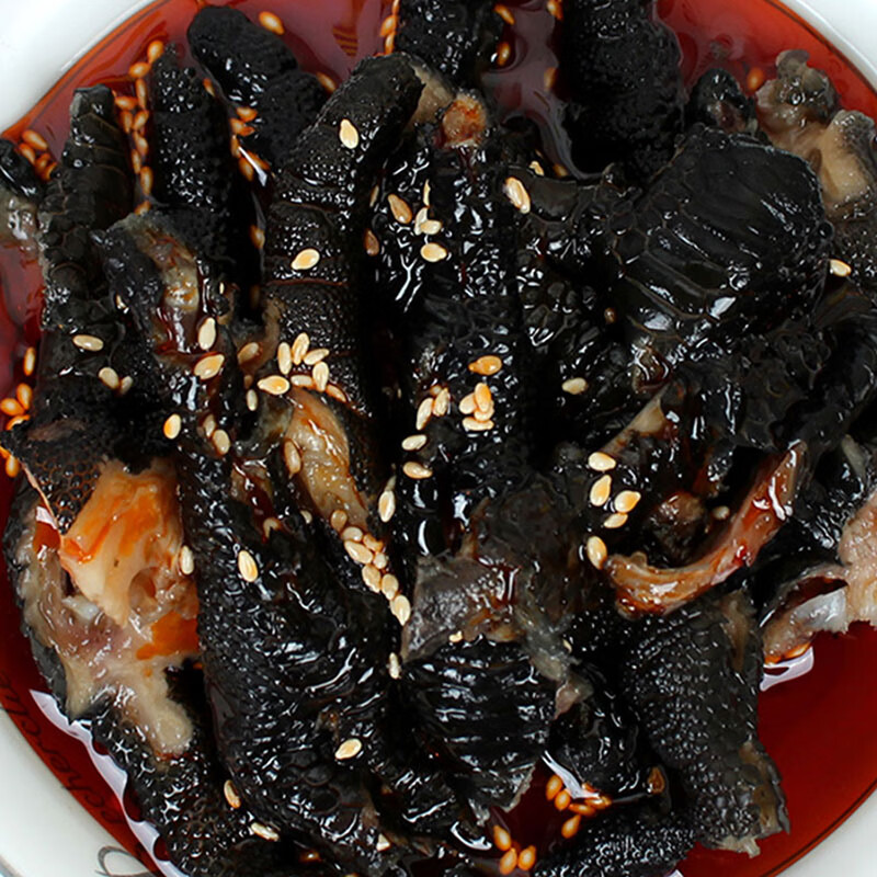 四川无骨鸡爪麻辣去骨鸡脚即食凉菜红油香辣凤爪脱骨鸡爪凉菜 益旺黑