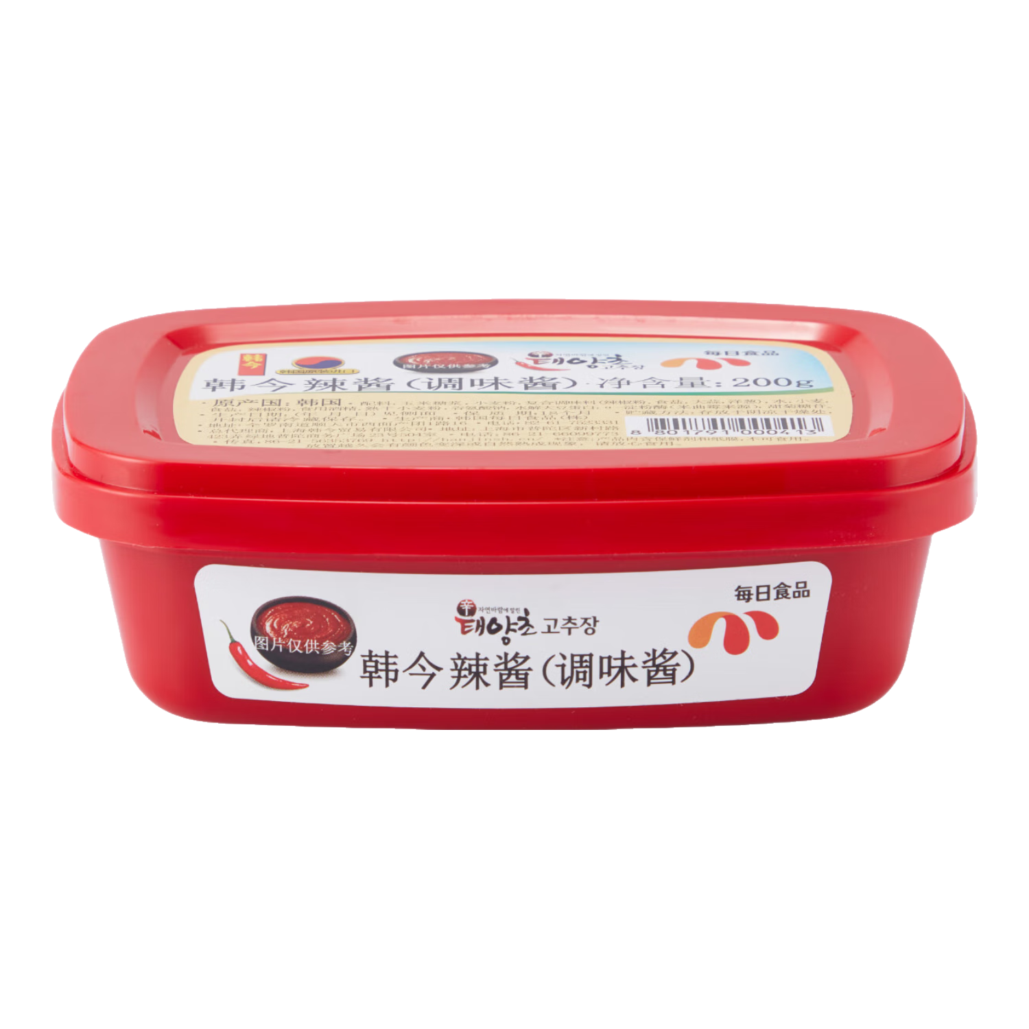 韓今 韓國進口  韓式辣醬 韓式拌飯醬烤肉石鍋大醬湯 烤肉醬200g  韓今辣醬200g