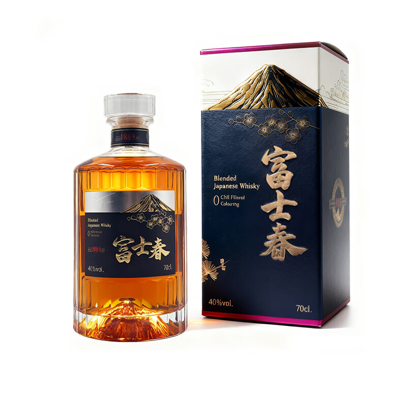 富士春（Fujinoharu） 威士忌 洋酒 口感饱满强烈 礼盒装 日本原瓶进口 700ml礼盒装