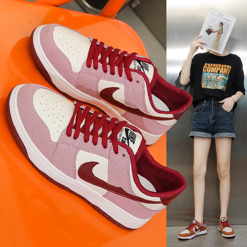 2021新款aj女鞋莆田dunk学生韩版运动鞋女ins百搭王一博同款休闲鞋