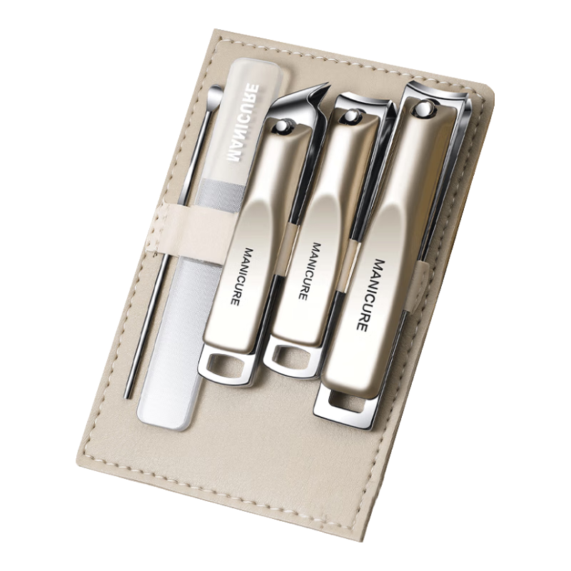 京小迪5件套指甲刀套装指甲剪家用指甲钳子挖耳勺指甲锉剪指甲套装工具