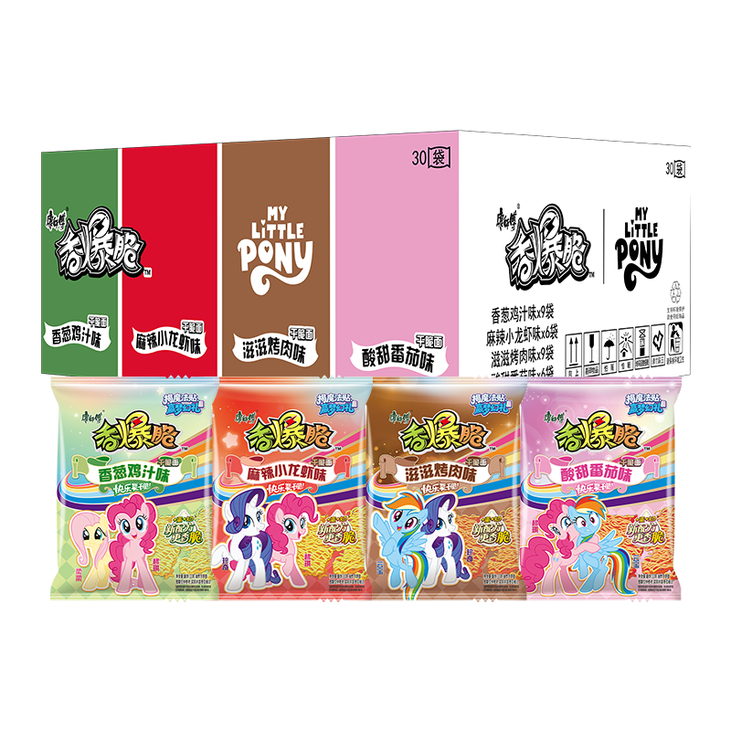 ��ʦ�� �㱬�� �ɴ��� 33g*30�� 4��ζ��װ��ʳ������ʳ 19.9Ԫ