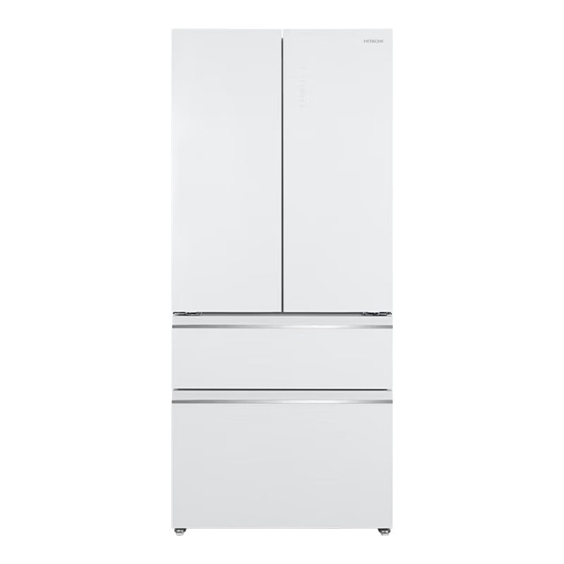 日立（HITACHI）508L大容量法式四門冰箱超薄雙循環(huán)不串味 深冷保鮮 速凍保鮮 變溫冷藏保鮮 旋轉(zhuǎn)制冰8520國(guó)家補(bǔ)貼 月光白