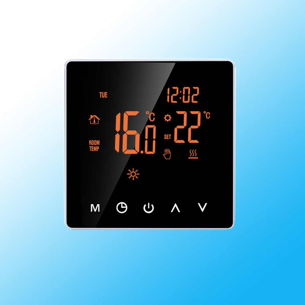 大功率触摸屏家水用地暖 温控器 电热膜温控器 恒温控制器 周编程 me