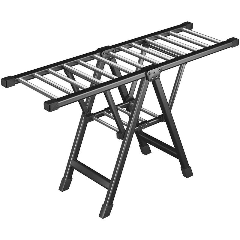 溢彩年華晾衣架落地衣架折疊掛衣架陽(yáng)臺(tái)晾衣桿室內(nèi)曬衣服架曬被子架子4147