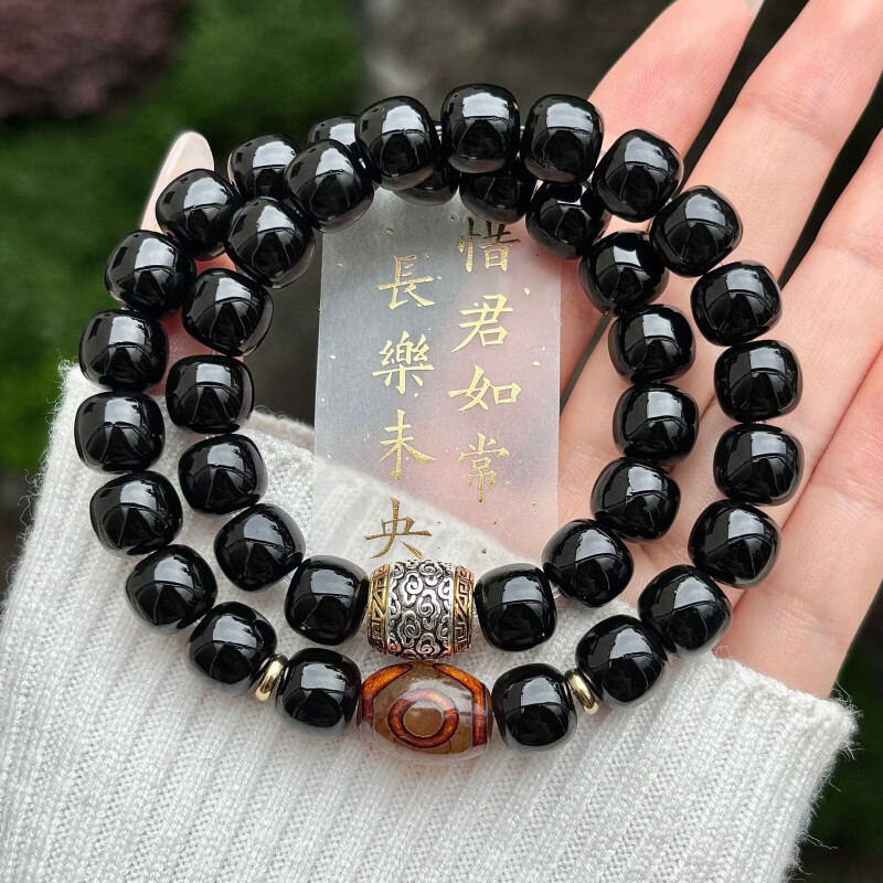 DUTRIEUX菩提手串溏心老料双圈风化绕指柔盘玩手饰佩饰佛珠手持念珠把玩 静默如初【108颗】 11MM