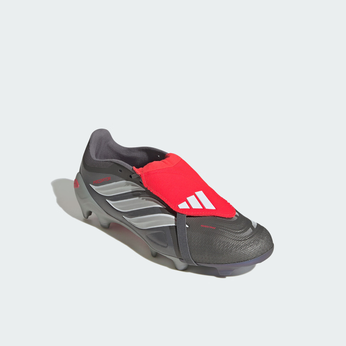 adidas PREDATOR LEAGUE FT FG天然硬草地长钉足球鞋男女阿迪达斯 亮金属铁灰/白金属/亮红 44