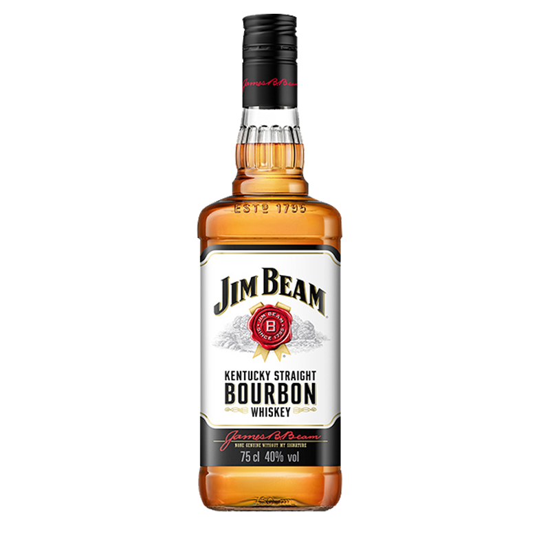 金宾金宾美国进口洋酒 Jim Beam 金宾 白占边波本威士忌 威士忌750ml