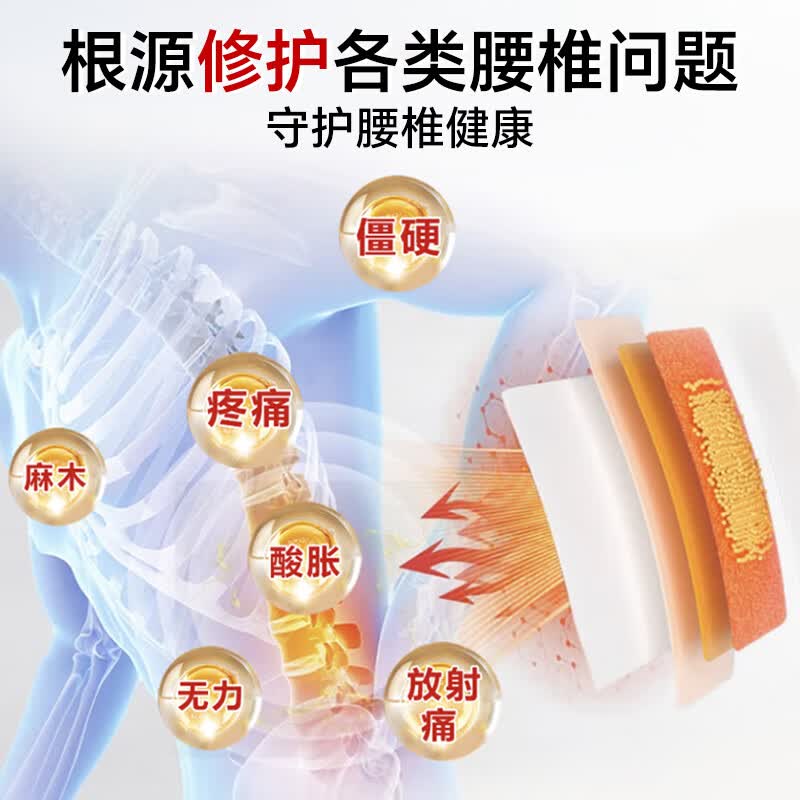 DR.SYSH+远红外磁疗腰椎间盘突出膏药腰肌劳损压迫神经腰疼腿疼止痛膏药贴 1盒10贴【舒缓疼痛】