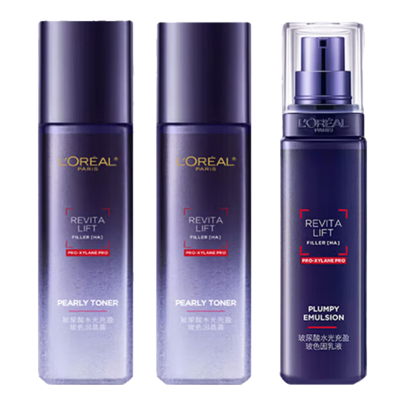 ���ڲ�����ŷ���� L'OREAL��ɫ��ˮ���ӯ���뾧¶���ղ�����ˮ��ˬ��ˮ��ˮ��ʪ����Ʒ��װ ŷ���Ų����ᾧ¶65ml*2+��Һ50ml 51.3Ԫ