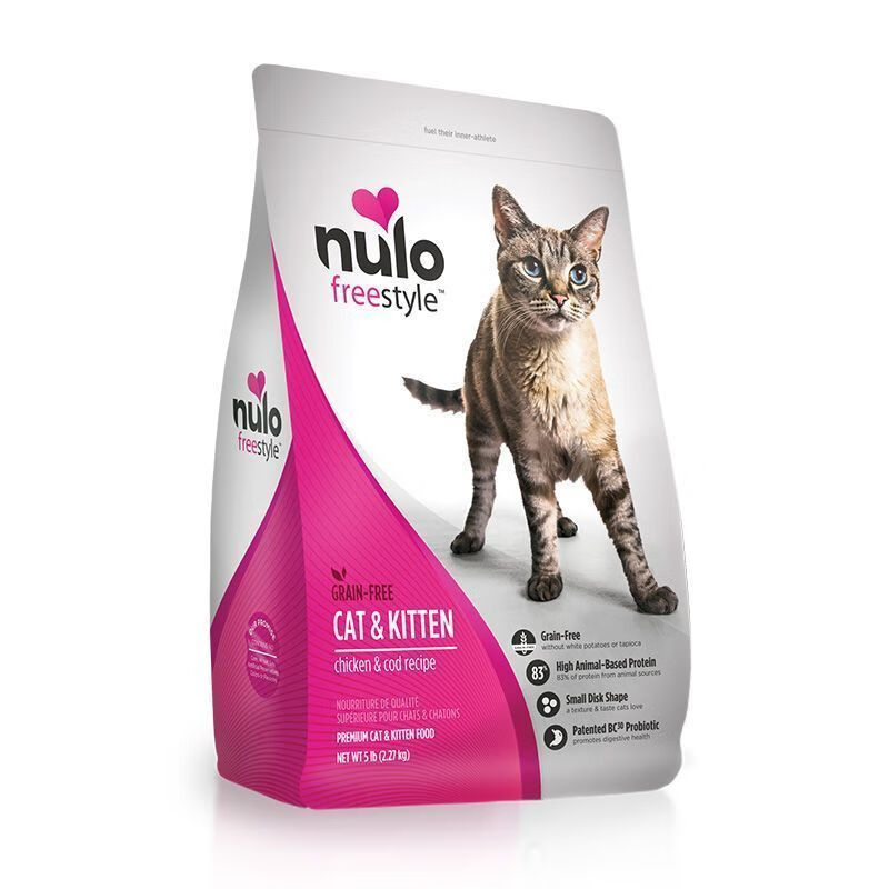 NULO猫粮自由天性美国进口诺乐鸡肉豌豆系列全价无谷成幼猫粮 【自由天性】鸡肉鳕鱼 【口味+肠胃适应度】约一周食量