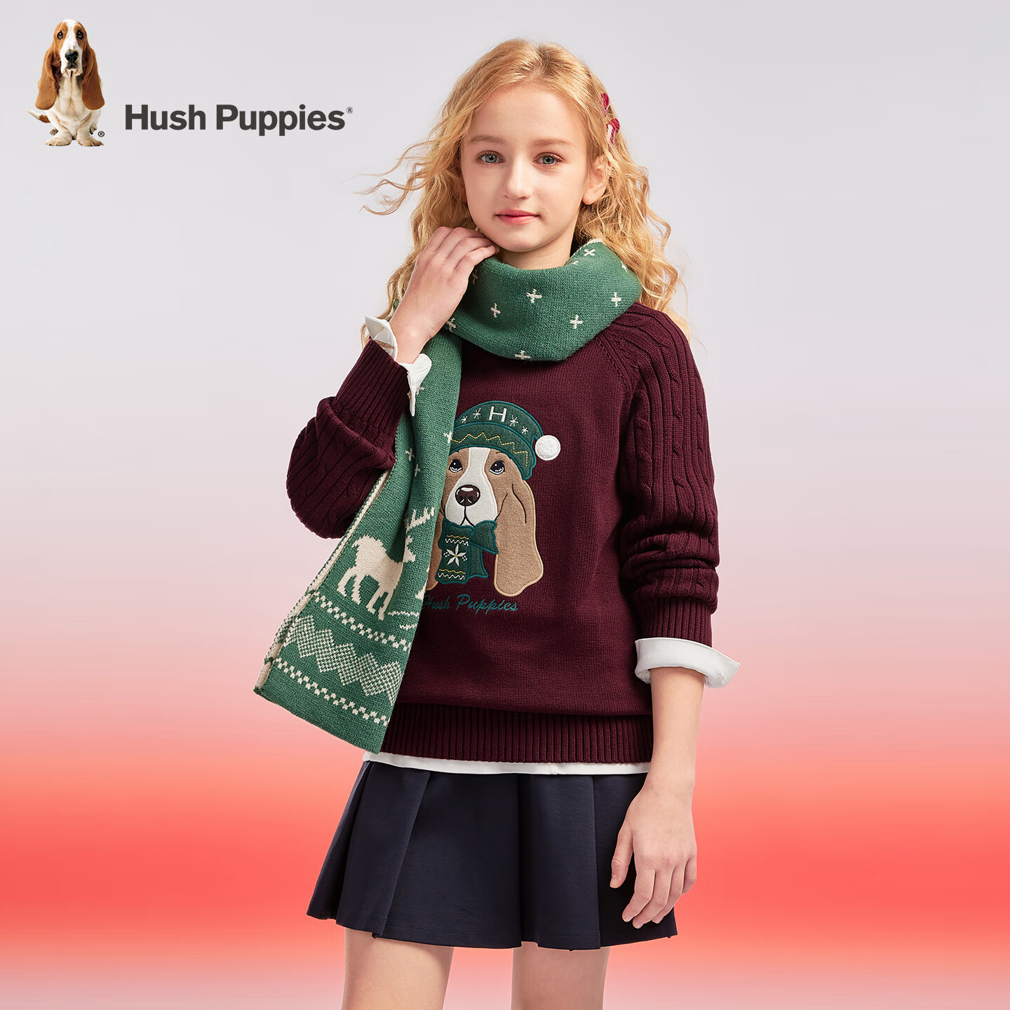 Ͼ��ʿ��Hush Puppies��ͯװ��ͯ��Ů��ͯ2025�����¿�ʥ��ϵ���ƶ��޸�����ǻ���ͷ���� ������� 130 cm 115.58Ԫ