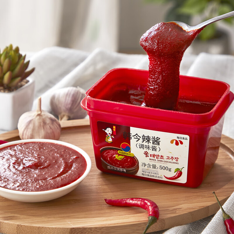 韓今辣醬500g韓國辣醬石鍋拌飯醬炒年糕拌飯韓式辣醬 韓今辣醬500g一盒