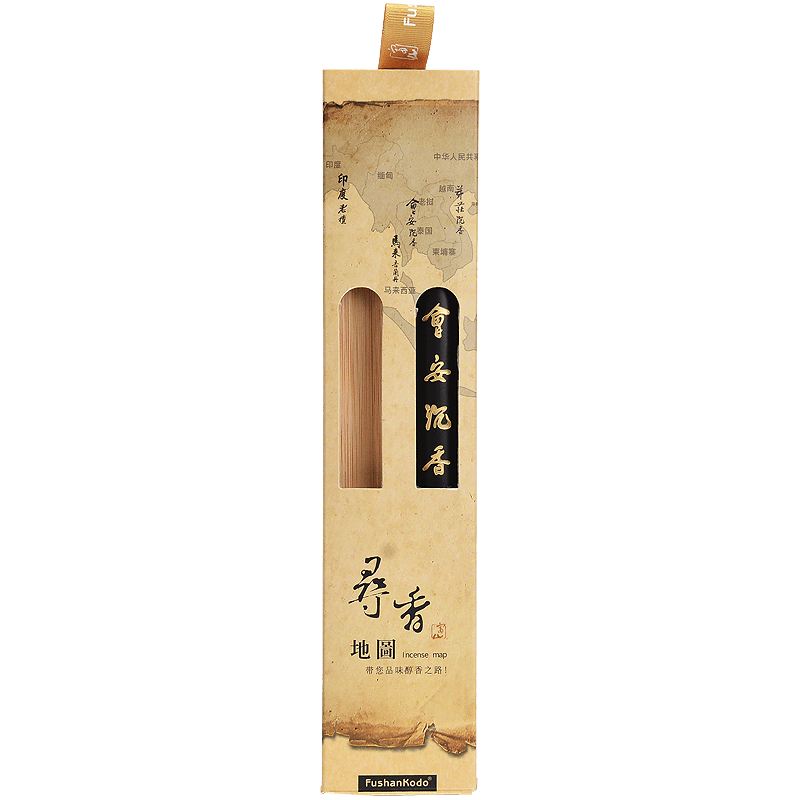 富山香堂（FushanKodo）尋香盒老山檀香芽莊沉香線 線香家用星級(jí)品鑒香香品 會(huì)安沉香 天然原材制香