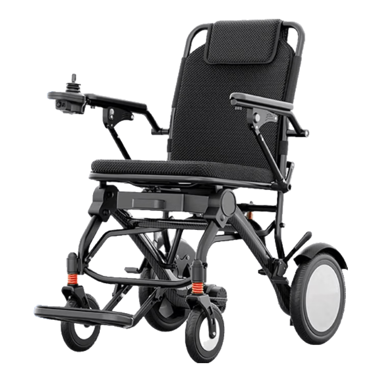 owhon歐航碳纖維電動輪椅老人專用智能折疊輕便代步車小型老年人專用 【碳纖維】6AH跑10KM+重11.5kg+一秒折