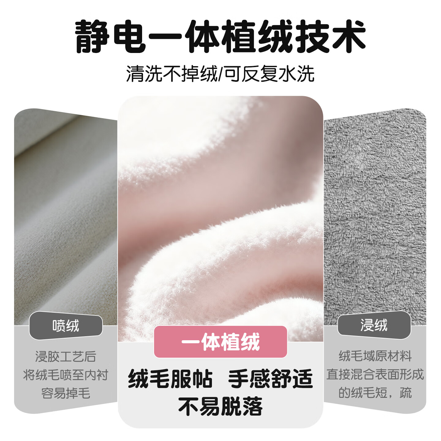 茶花（CHAHUA）洗碗手套女加绒秋冬家务清洁厨房耐用防水橡胶皮洗衣服刷碗筷 加绒蓝色 3双 M