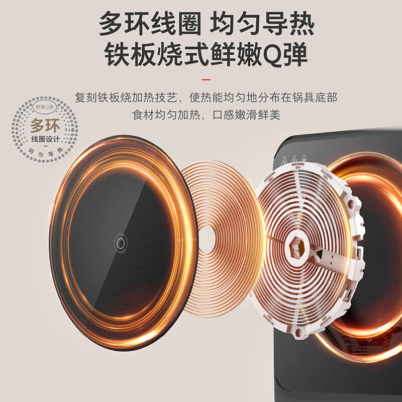 东芝【官方旗舰店】小雅电磁炉家用大功率 10重安全保护 全自动节能小型灶低温烹饪一键定时 IC-21XSC 【旗舰爆款】17档智能定温