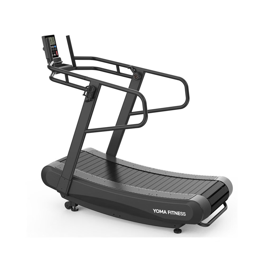 弧形跑步机商用高端静音 运动健身房会所无动力跑步机