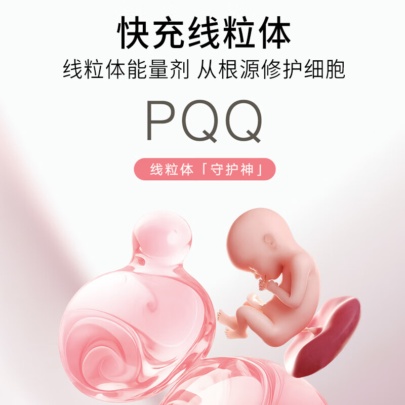 WTNSLT美国原装辅酶q10胶囊含pqq中老年护心脏心脑血管备孕提高卵泡质量 60粒*2瓶