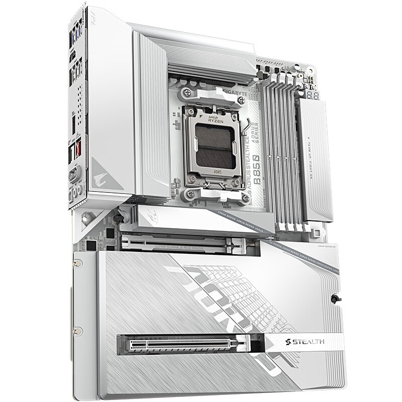 技嘉 背插冰雕B850 AORUS STEALTH ICE DDR5 图 8
