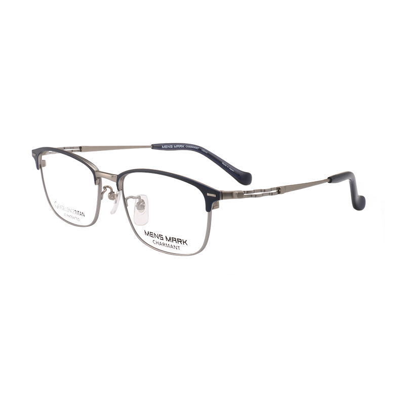 CHARMANT 夏蒙 眼镜架迈克系列男士眼镜架配近视眼镜框架可配眼镜度数眼镜 XM1180-NV海蓝色