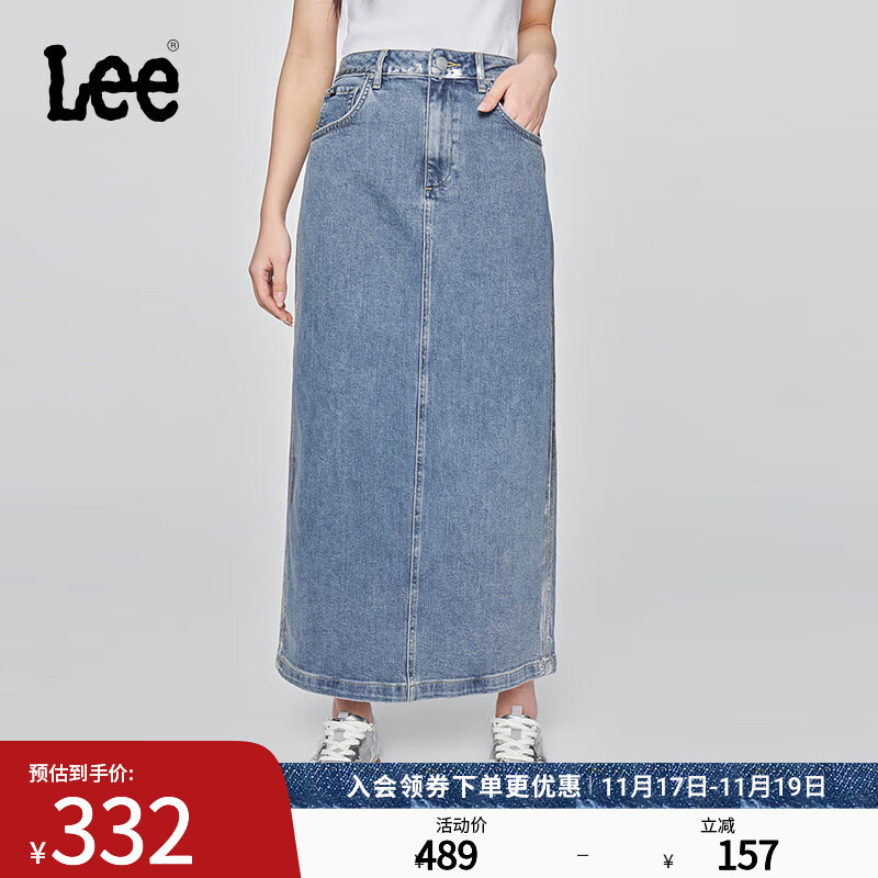 Lee25��Ʒ��������ƬЧ������ɫŮţ��ֱͲ��ȹ���г�A08077 ����ɫ M 246Ԫ