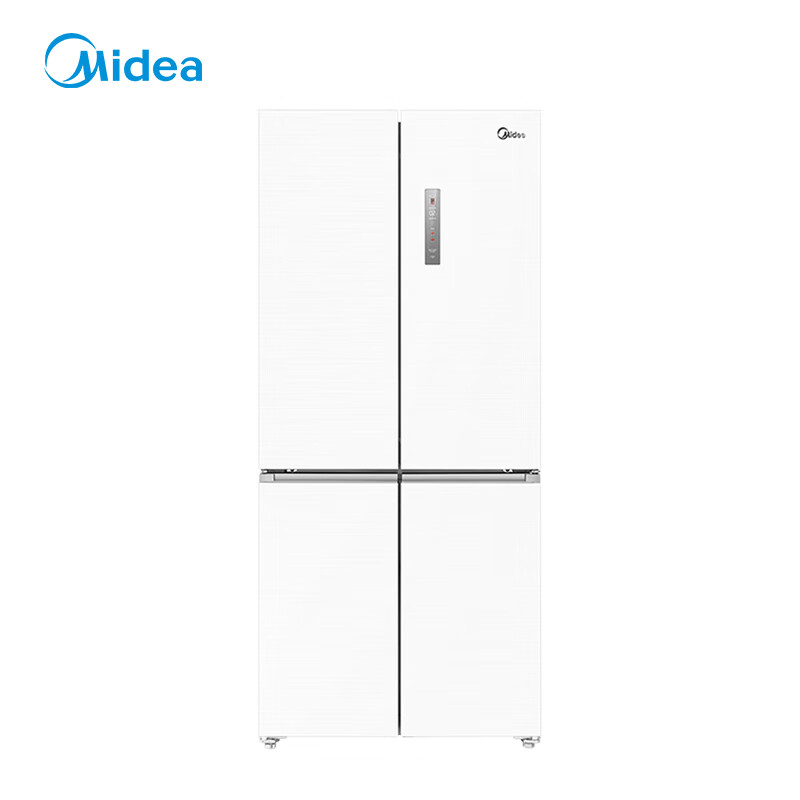 美的（Midea）483升纯平全嵌十字对开四开门底部散热一级能效风冷无霜国家补贴家用智能电冰箱BCD-483WSPZM(E)