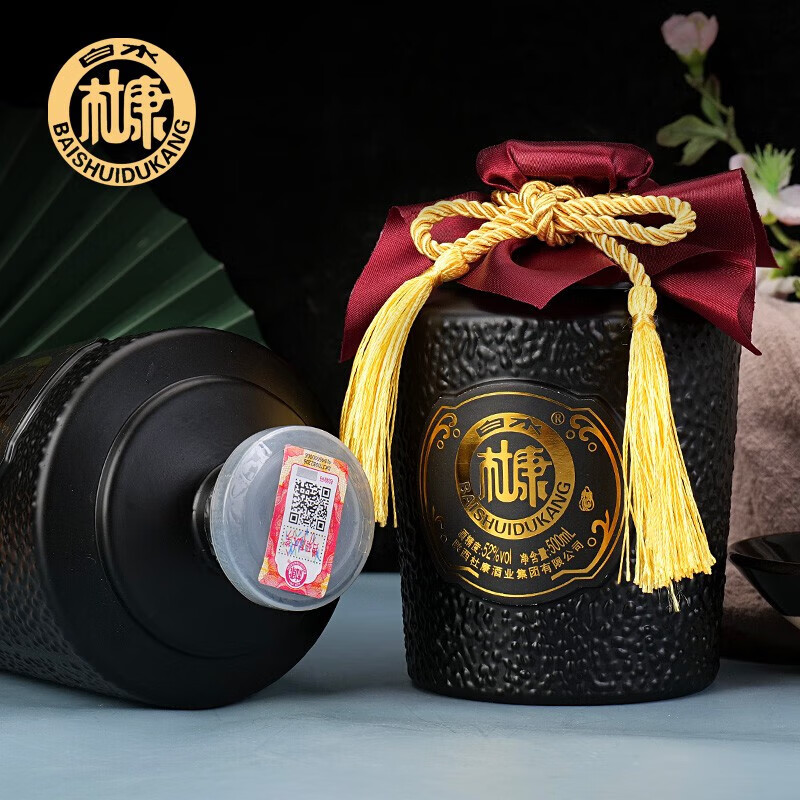 白水杜康（BAISHUIDUKANG）蓝花瓷古法陈酿52度500ml*6瓶整箱纯粮酿造请客送礼宴请 52度 500mL 6瓶