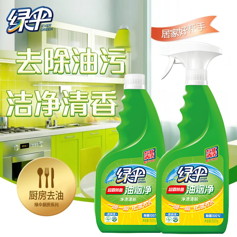 绿伞超霸除菌油烟净 500g*2