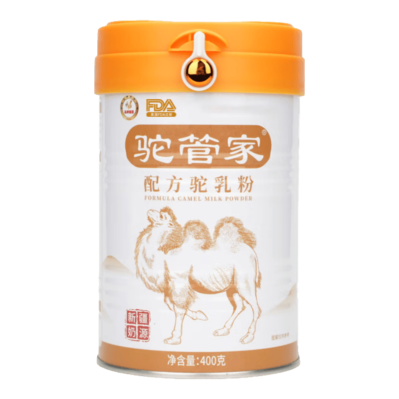 驼管家新疆正宗新鲜益生菌成人中老年孕初乳骆驼奶粉正品官方网旗舰店 【2罐*400g】健康礼遇 精美礼品
