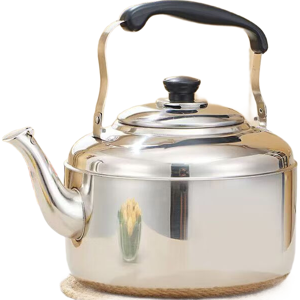 不锈钢烧水壶家用自动鸣音壶煤气燃气电磁炉煲水壶大容量茶壶汤壶 4L鸣音壶